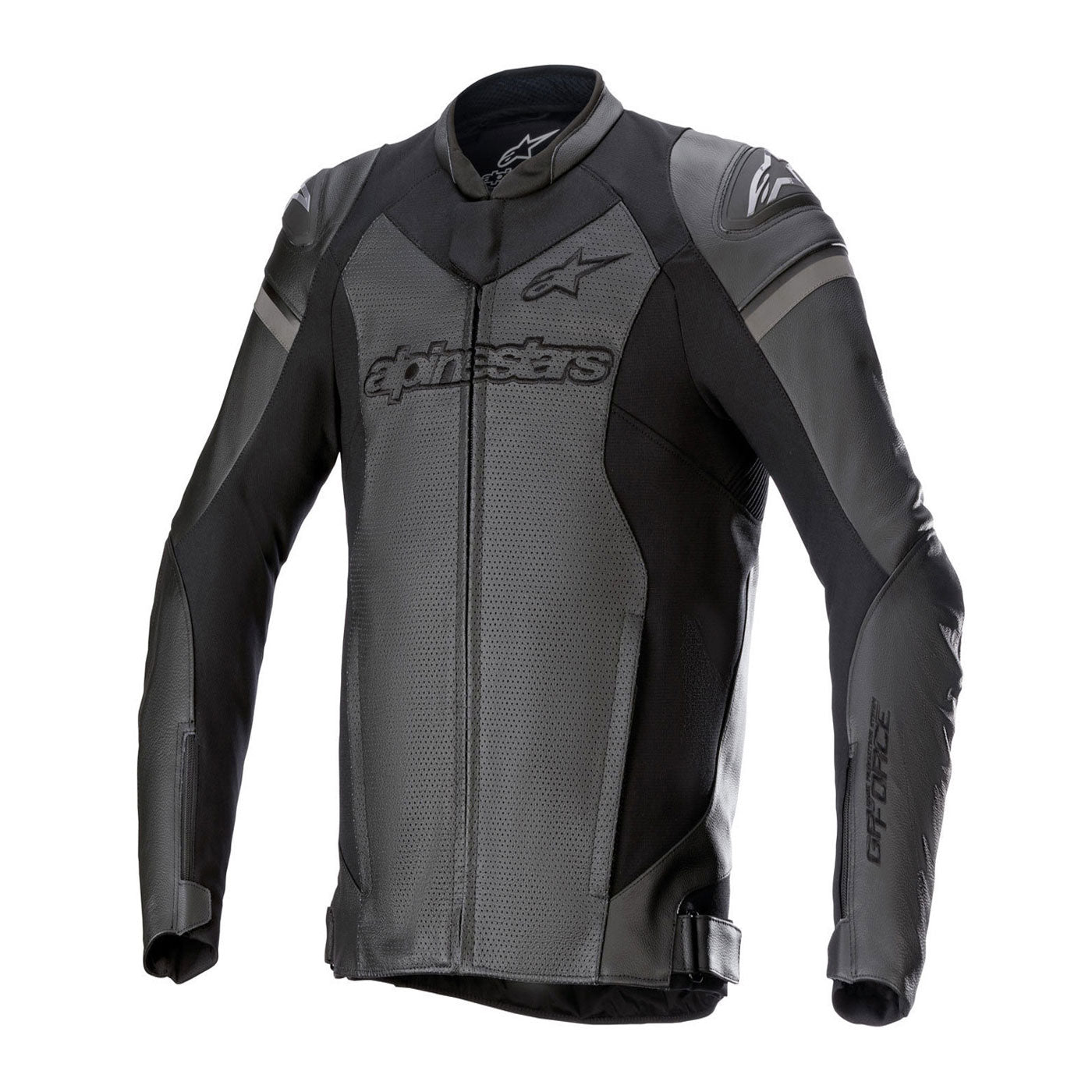 Alpinestars GP Force Airflow Motorcycle Leather Jacket Black