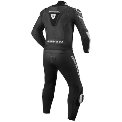 Revit Argon Motorbike Racing Leather Suit White/Grey