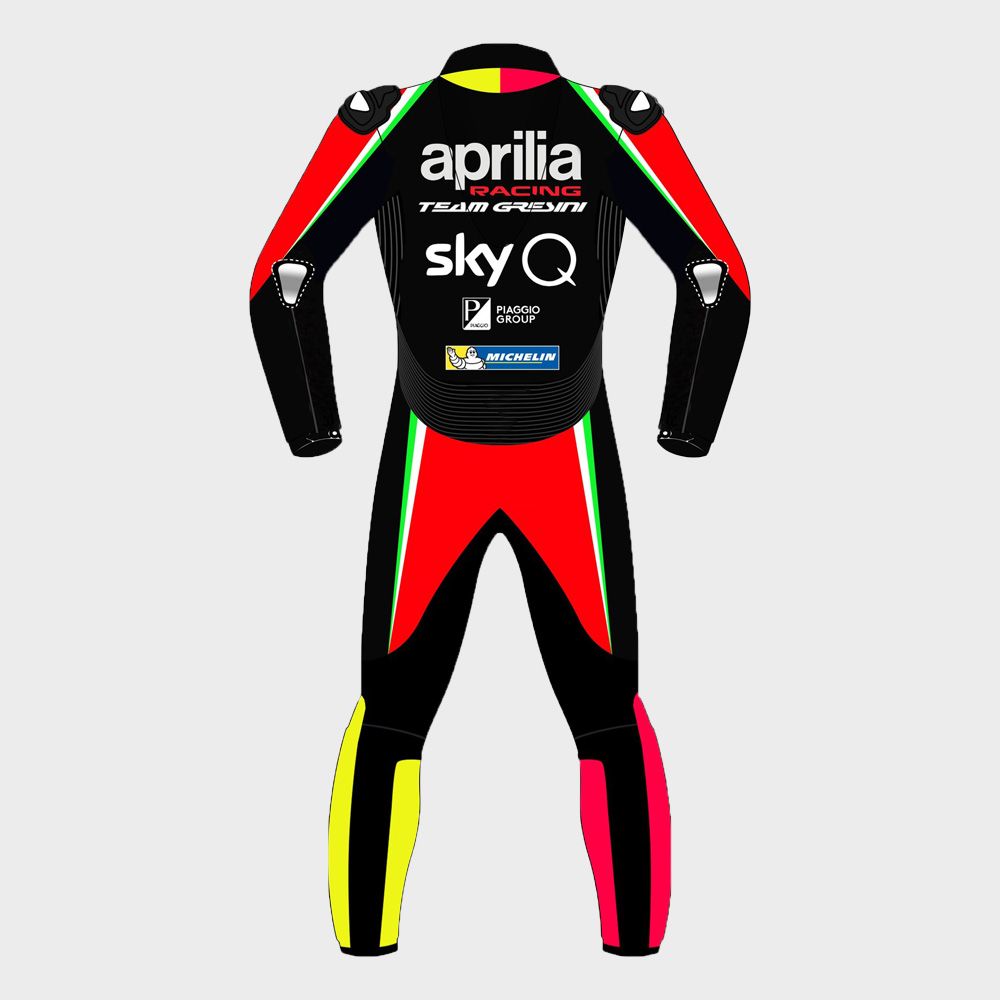 Aleix Espargaro Aprilia Motorbike Racing Leather Suit MotoGp 2020 Race Suit