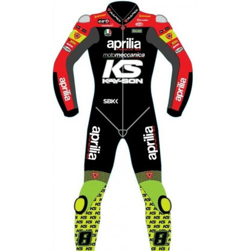 Aprilia Motogp Motorbike Racing Leather Suit