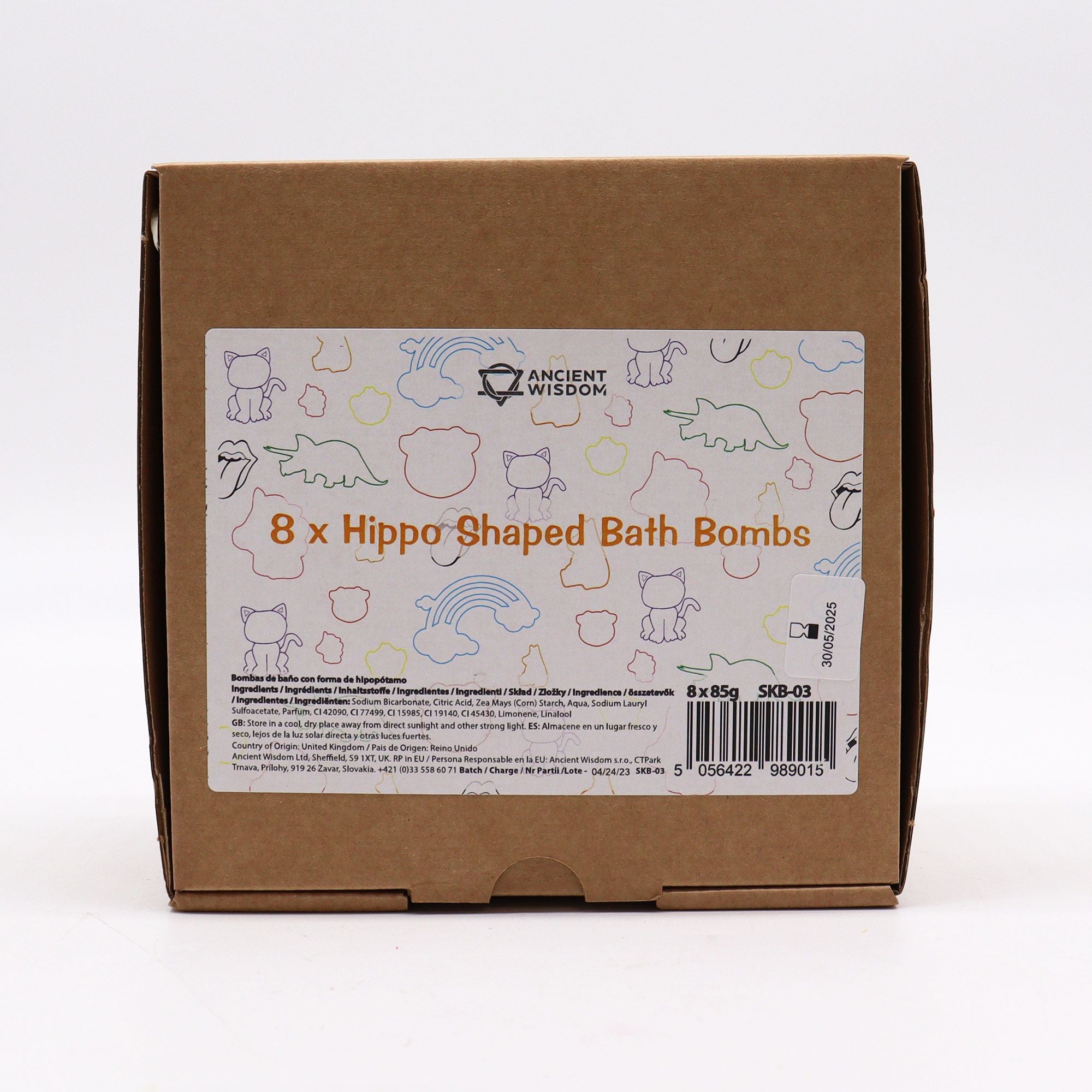 Hippo Bathbomb 85g - Citrus Crush