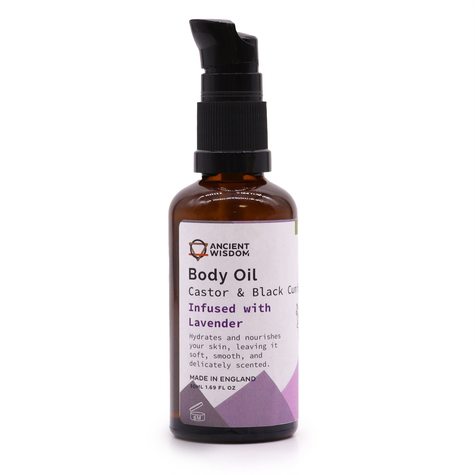 Organic Body Oil 50ml - Lavender: Botanical Luxury for Radiant Skin