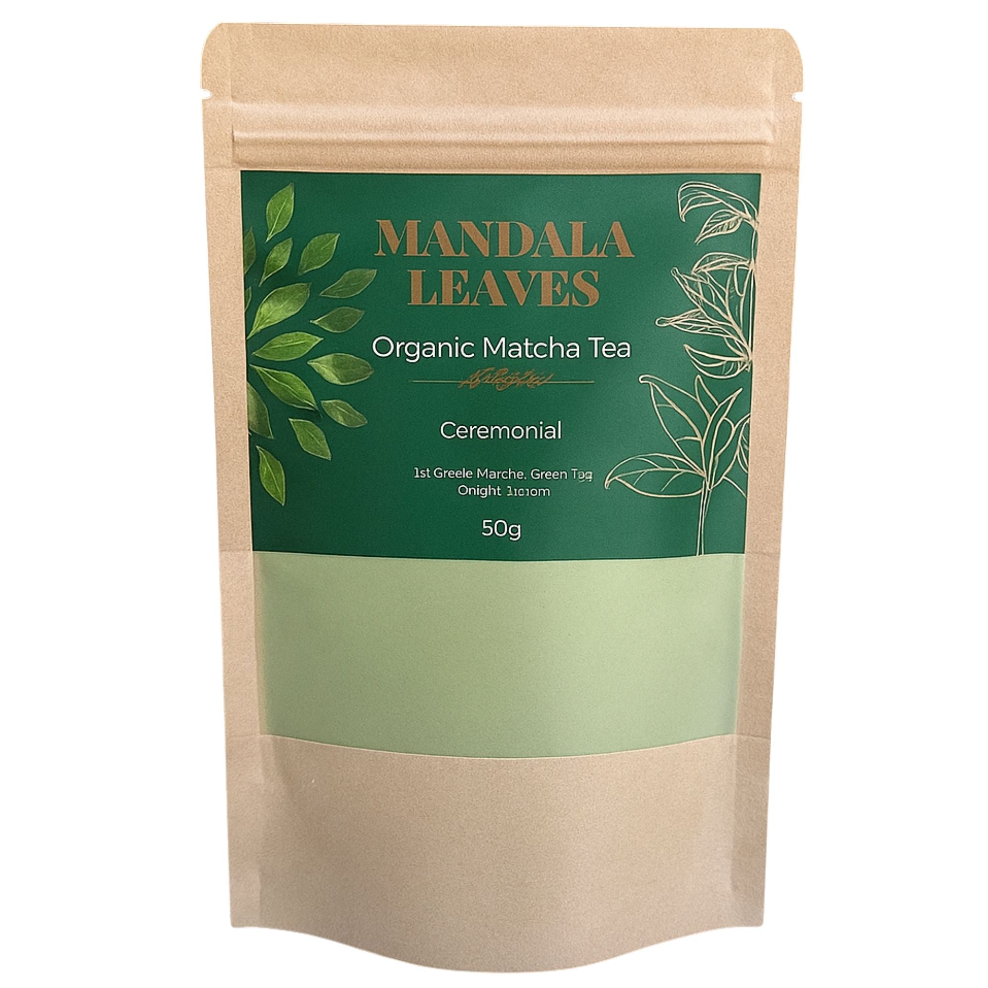 50g Organic Ceremonial Matcha Tea -1st Grade