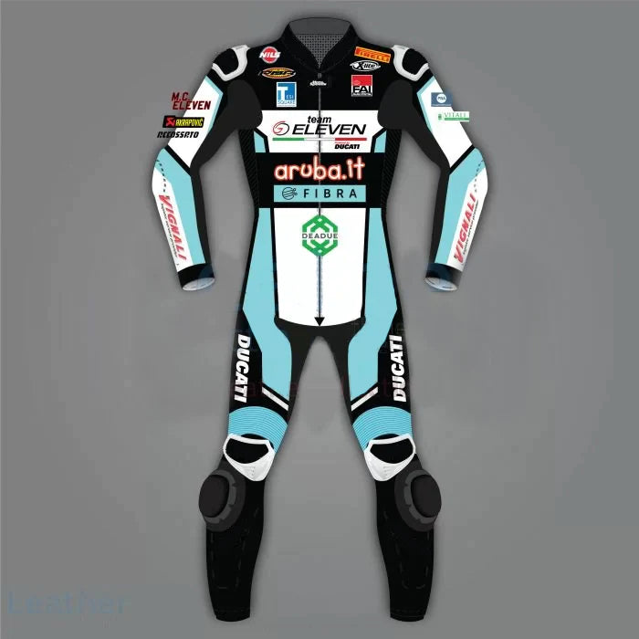 Chaz Davie Riding Suit WSBK 2021 Ducati Racing Leather Suit